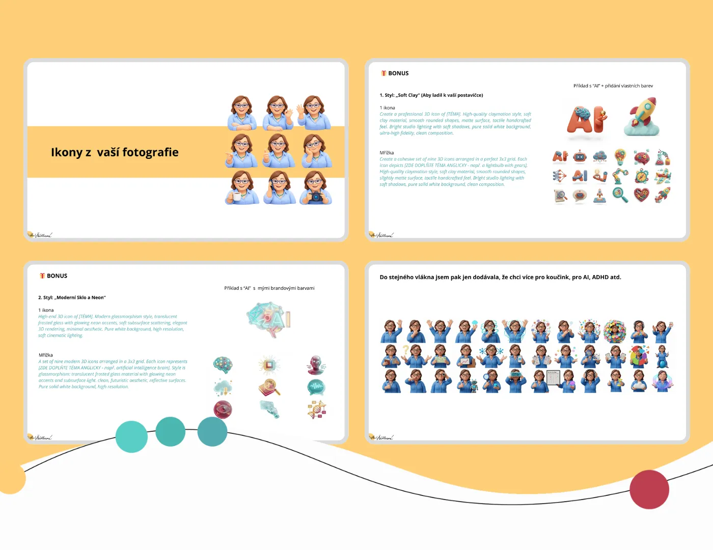 Mockup 3D ikony